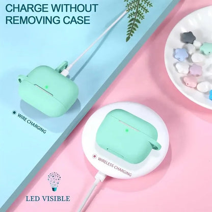Wireless Charging Bluetooth Protective Case with Keychain