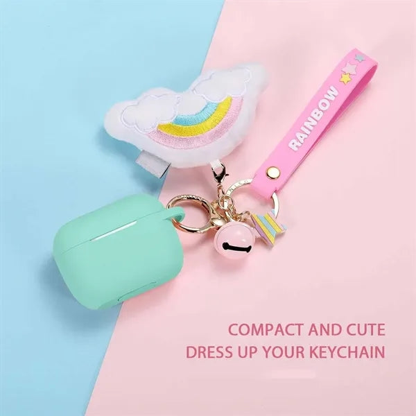 Wireless Charging Bluetooth Protective Case with Keychain