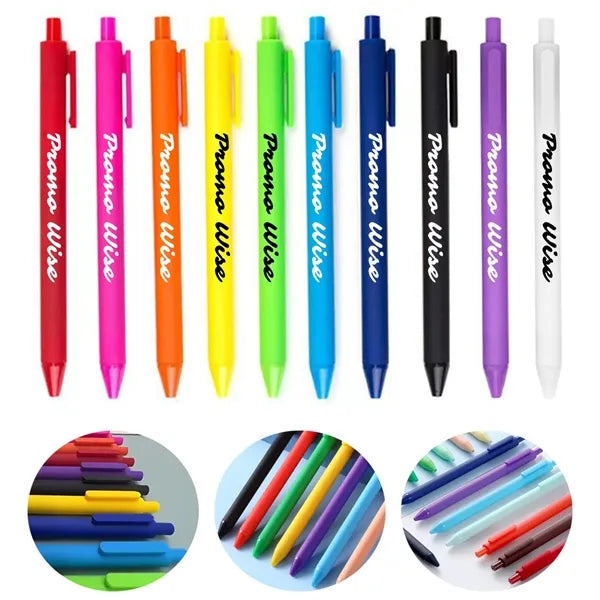 Fine Nibs Quick-Dry Refillable Clip-On Retractable Gel Pen