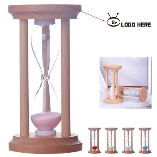 3 Minutes Wooden Hourglass Timer