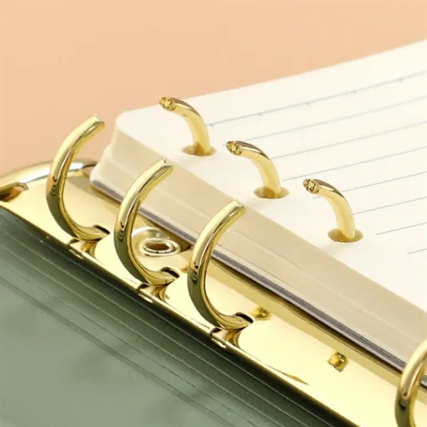 Magnetic Closure PU Leather Notebook with Storage Function