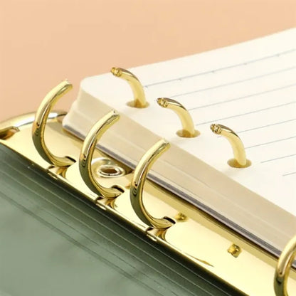 Magnetic Closure PU Leather Notebook with Storage Function