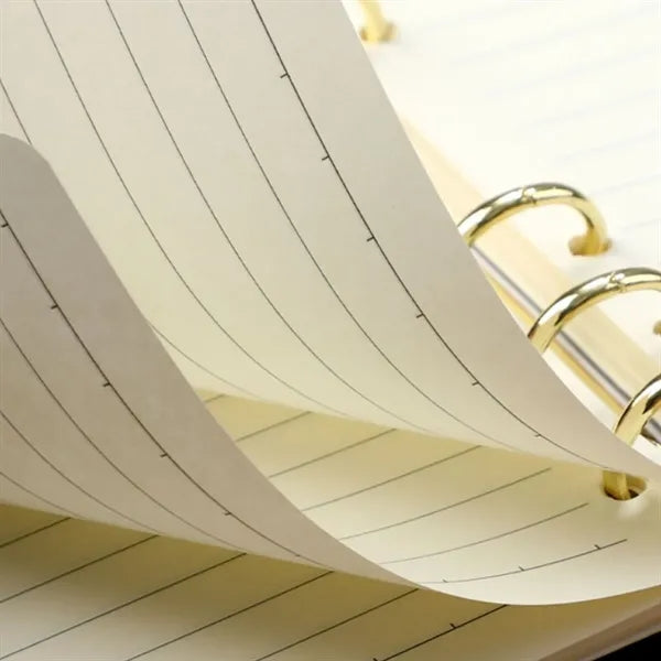 Magnetic Closure PU Leather Notebook with Storage Function