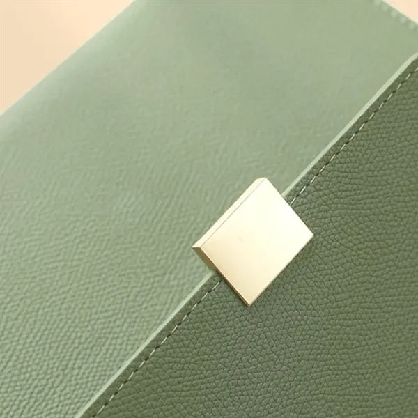 Magnetic Closure PU Leather Notebook with Storage Function