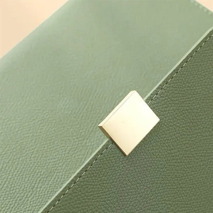 Magnetic Closure PU Leather Notebook with Storage Function