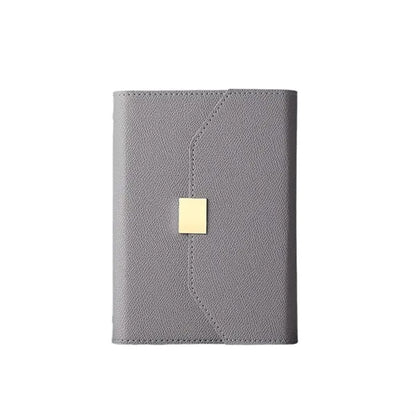 Magnetic Closure PU Leather Notebook with Storage Function