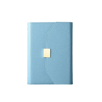 Magnetic Closure PU Leather Notebook with Storage Function