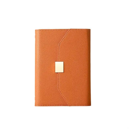 Magnetic Closure PU Leather Notebook with Storage Function