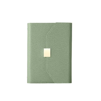 Magnetic Closure PU Leather Notebook with Storage Function