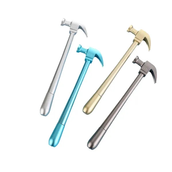 Hammer-Shaped Ergonomic Smooth Writing Refillable Gel Pen