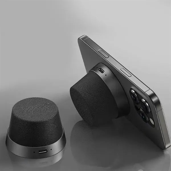 Mini Magnetic Bluetooth Speaker Phone Stand