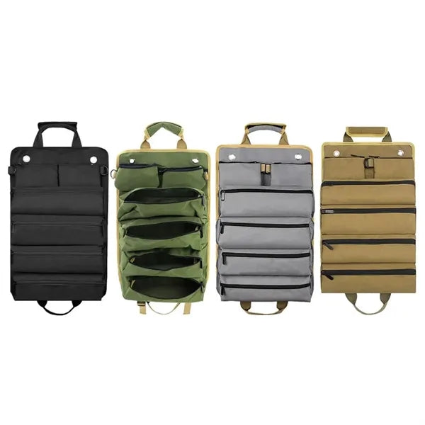 Foldable Travel Tool Organizer Bag with Multi Pockets