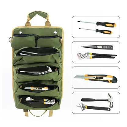 Foldable Travel Tool Organizer Bag with Multi Pockets