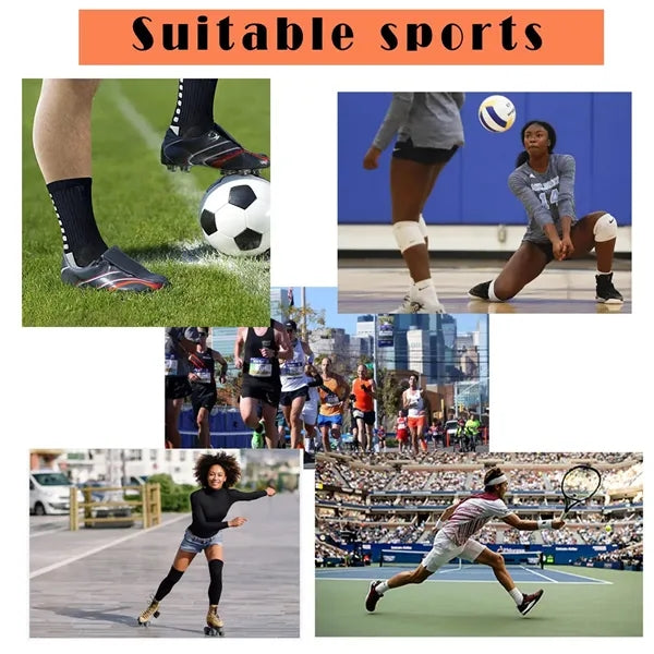 Thick Silicone Grips Arch Support Breathable Athletic Socks