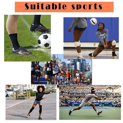 Thick Silicone Grips Arch Support Breathable Athletic Socks