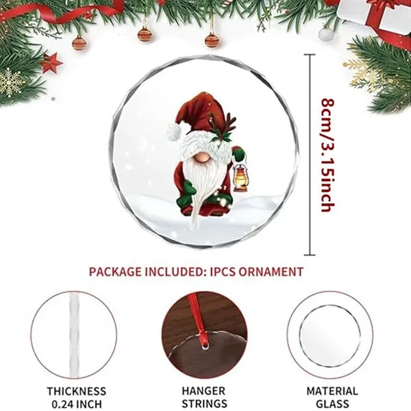 Christmas Crystal Decoration Hanging Ornament