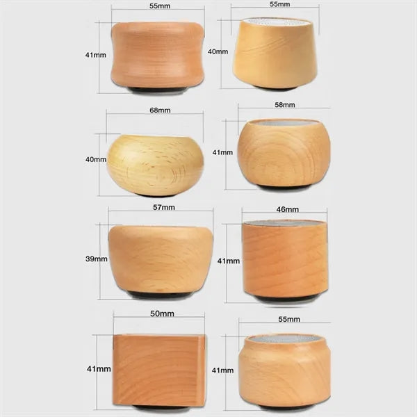 Wood Mini Bluetooth Speaker with Custom Logo