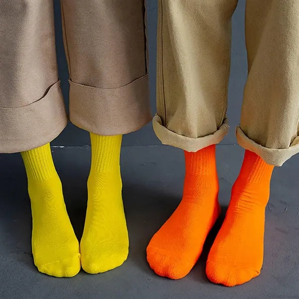 Moisture-Wicking Odor-Free Colorful Custom Printed Socks