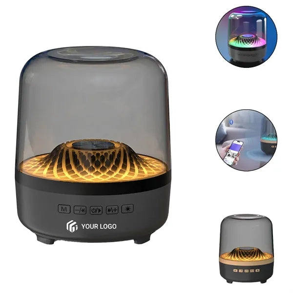Versatile heavy bass transparent wireless bluetooth speaker