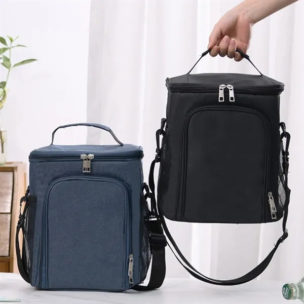 Portable work picnic outdoor insulated lunch cooler bag