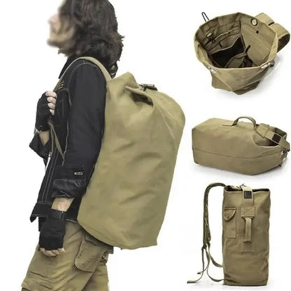 Large capacity top load travel tactical backpack duffel bag