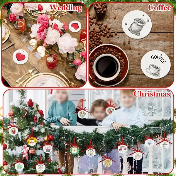 DIY crafting home Christmas decor blanks hanging ornament