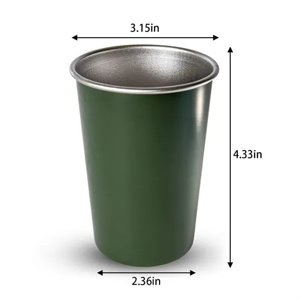 Party camping travel stackable tumbler stainless steel cups