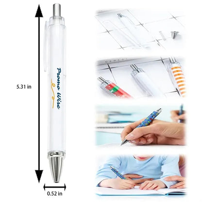 Full Wrap Custom Roll-Paper Ergonomic Ballpoint Pen