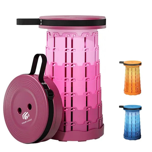 Fishing camping chair portable sturdy collapsible stool