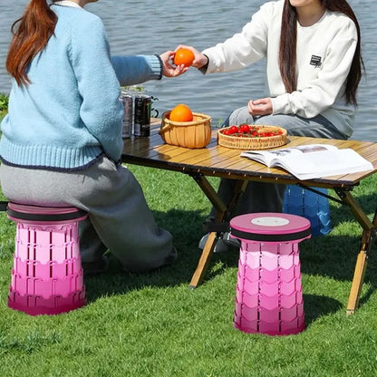 Fishing camping chair portable sturdy collapsible stool
