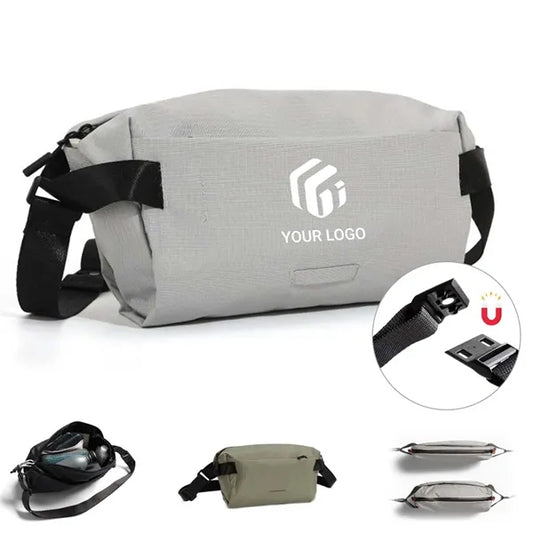 Travel slim large capacity fanny pack crossbody sling bag
