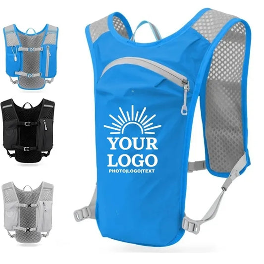 Running Vest Safe Reflective Backpack with Pockets