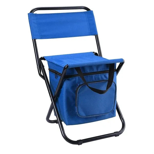 Collapsible Camping Chair w/Cooler Bag