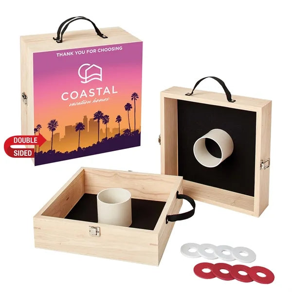 Washer Toss Game Double-Sided with 8 Washers