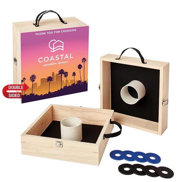 Washer Toss Game Double-Sided with 8 Washers