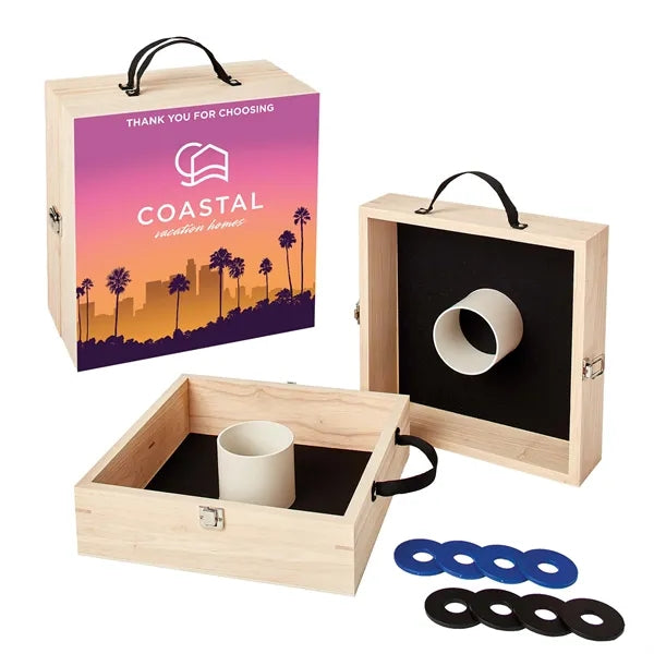 Washer Toss Game Single-Sided with 8 Washers