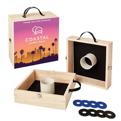 Washer Toss Game Single-Sided with 8 Washers