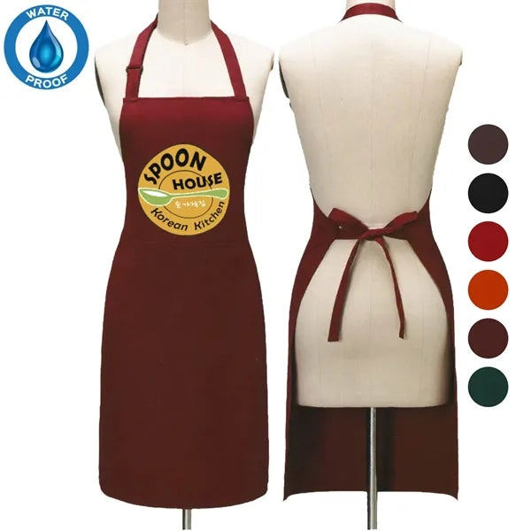12 oz. Waterproof Woven knitted Kitchen Aprons w/ 2 Pockets