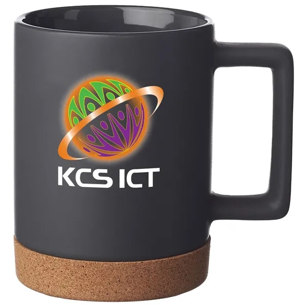 Ceramic Mug with Cork Base 15 oz.