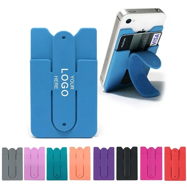 Silicone Phone Wallet With Stand