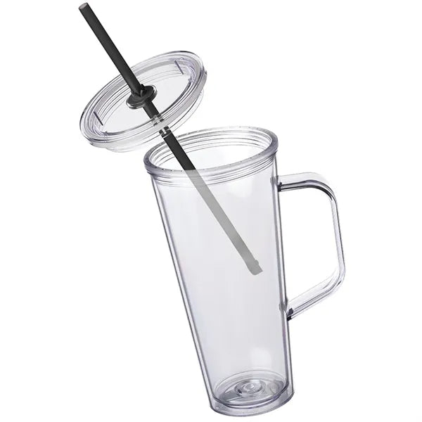 Plastic Tumbler with Handle 24 oz.