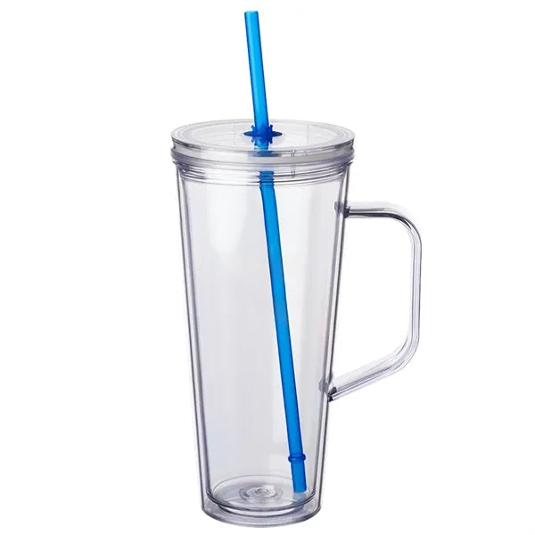 Plastic Tumbler with Handle 24 oz.