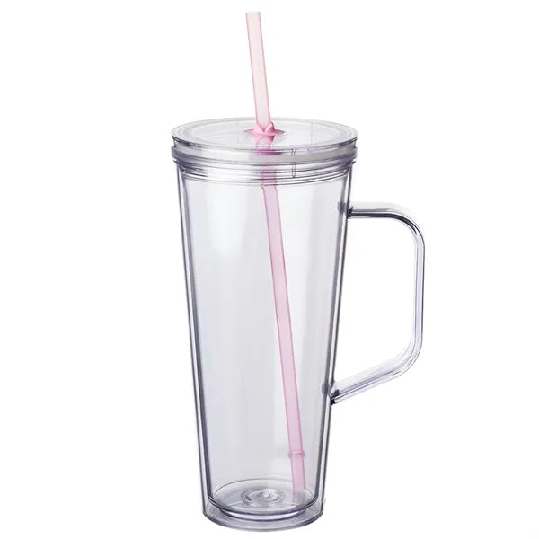Plastic Tumbler with Handle 24 oz.