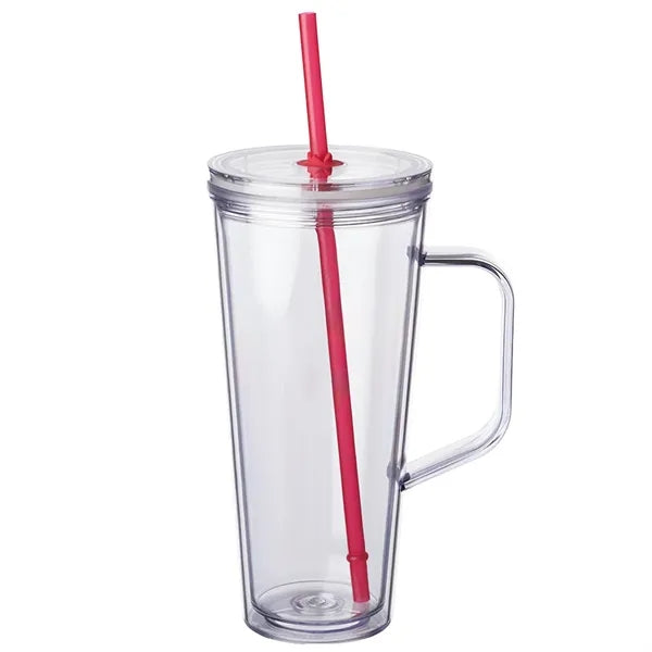 Plastic Tumbler with Handle 24 oz.