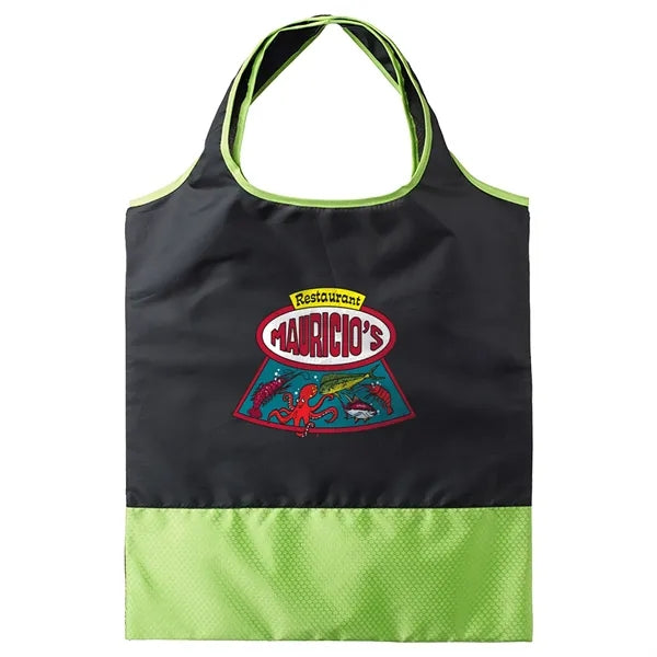 Clemenza Large Polyester Shopper Tote Bag
