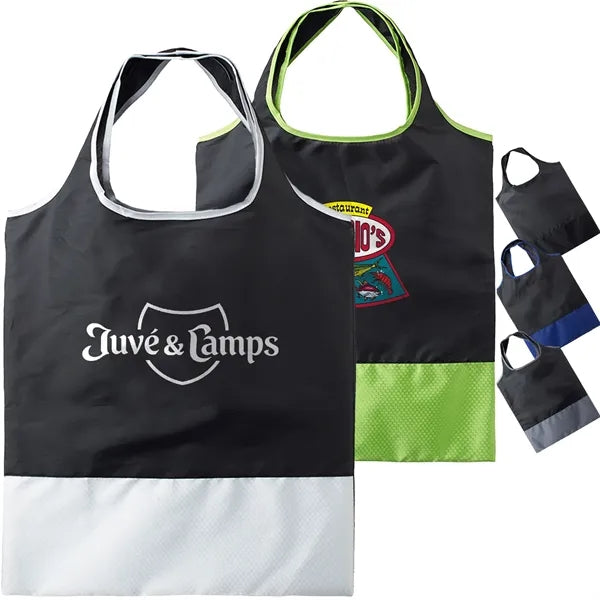 Clemenza Large Polyester Shopper Tote Bag