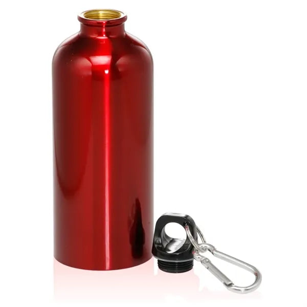 20 oz. Aluminum Sports Bottle w/ Carabiner
