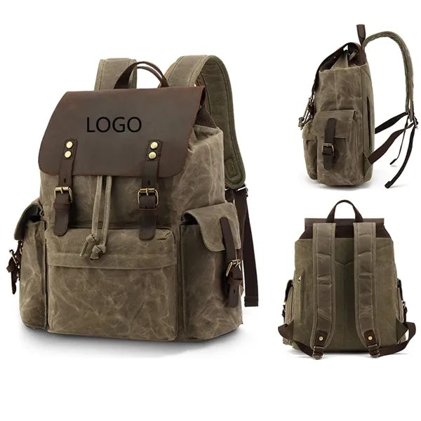 PU Canvas High-end Backpack