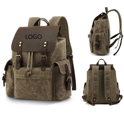 PU Canvas High-end Backpack