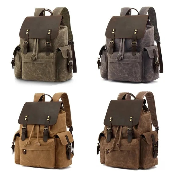 PU Canvas High-end Backpack